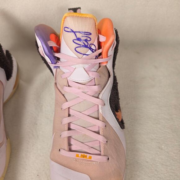 Nike Lebron James IX 9 King of LA Regal Pink Men's 11 Velvet Brown Basketball - Picture 12 of 13
